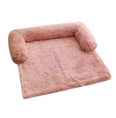 China Manufacture Personalized Soft Plush Pet Sofa Couch Protector Cover Cat Dog Premium bed For Furniture for sale