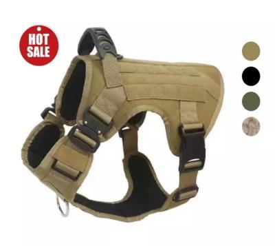 Cina Oem Easy Walking Training Tactical Pet Harness Adjustable Chest Dog Harness in vendita