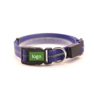 China Halsband van USB van de gloed de Licht Geleide Halsband Navulbare 3763cm Regelbare voor Puppy Te koop