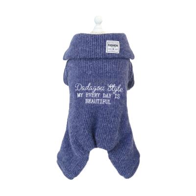 China Breathable Haustier-Kleidkleidet kundenspezifischer Pug-Welpe Strickjacken S M L zu verkaufen