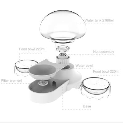 China Automatic Smart Pet Water Fountain Bowl Feeder Multifunction for sale