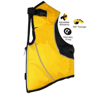 China Buoyancy Pet Life Vests OEM Adjustable Float Coat Dog Life Jacket For Swimming for sale