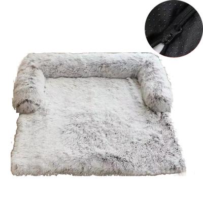 China Super große Plüsch-Gewebe Hundebett-Decken-Winter-Haustier-Sofa Bed Cat Blankets 4cm zu verkaufen