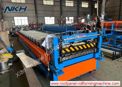 China Roofpaneel rollenvormende machine metalen rollenvormende machine metalen dakbedekkingsmachine schip naar Saoedi-Arabië Te koop