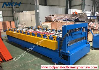 China T8 rollen het vormen van machine voor muur/dakwerkpaneel, 1220mm ingevoerde, lage rib, het broodje die van het muurpaneel machine vormen Te koop