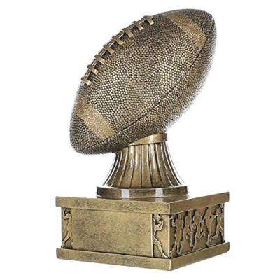 China Custom Dector rugby trophy action football pedestal gold trophy custom home gridiron award trohpy for sale