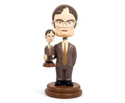 China Resin Dwight Resin Bobblehead Collectible Desktop Action Figure Statue Double Custom for sale