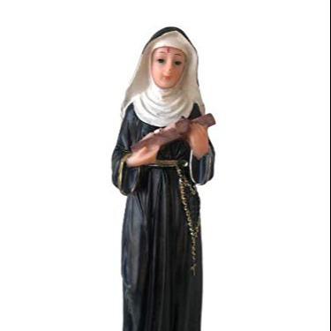 China Cascia Statue Resin Figurine Custom Resin Santa Rita St Rita Cascia Figure for sale