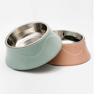 China Stocked Large Stainless Steel Dog Food Bowl Wholesale Dog Bowl Environmental Protection for sale