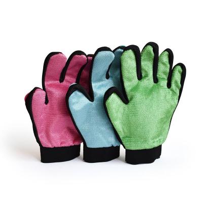 China Double-Sided Silicone Viable Pet Feeding Stabilized Pet Massage Gloves Pet Bath Massager Brush for sale