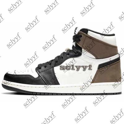 China CUSHIONING 1 Mocha Hihg OG Mens Womens Sneakers Fashion Casual Sports Shoes Basketball Shoes for sale