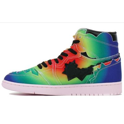 China CUSHIONING 1 High OG J Balvin X Men Women Sneakers Fashion Sports Shoes Casual Basketball Shoes for sale