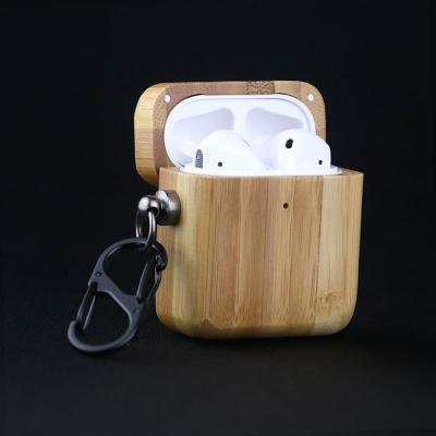 China For Wooden Earbuds Bamboo Earbuds Case For Air / Pods for sale