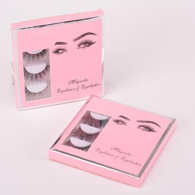 China Reusable Magnetic Eyelash Tray Eyelash Packaging Box Private Label Private Label Lashes for sale