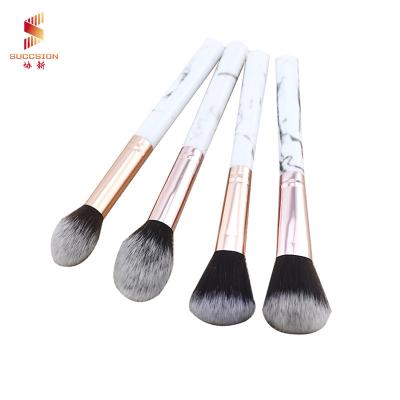 China Single Flat Brush Marble Makeup Brush, Flame, Repair, High Gloss, Blush, Sweep, Beauty Brush for Beginners for sale