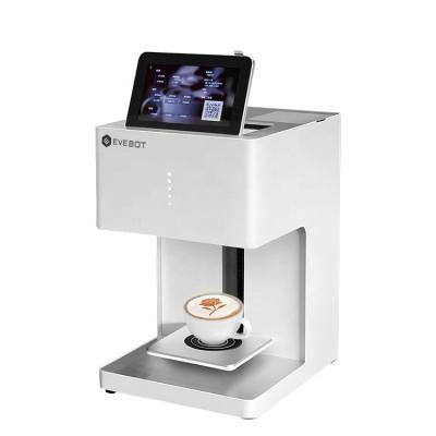 China Fastest smart wifi 3D EB-pro ink DGT edible inkjet printer EVEBOT inkjet printer cafe latte art printer automatic cocktail milk foam of coffee for sale