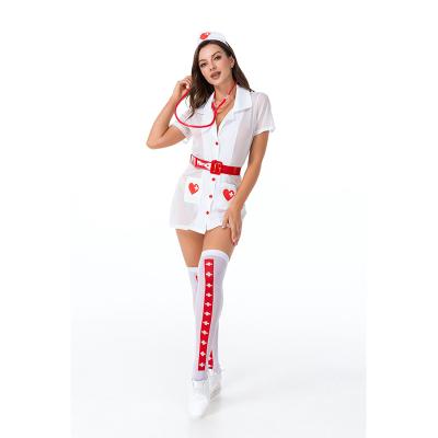 China Sexy Nurse Women Cosplay Uniform Temptation Nurse Sexy Outfit Underwear Costume Suit Plus Size for sale