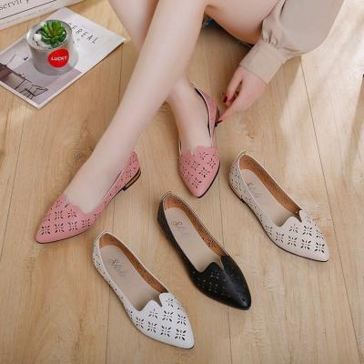 China CUSHIONING new style Korean version summer PU thick heel shoes wear fairy women's chic sandals for sale