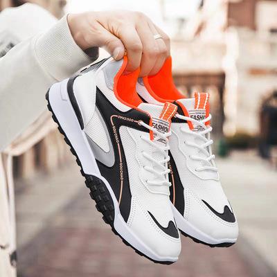 China 2021 massage men's casual running shoes shape the trend soft bottom men's shoes fall new sneakers for sale