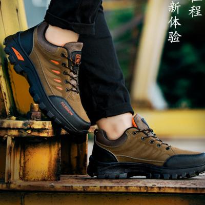 China 2021 Massage Men's Mountaineering Shoes Fashion Korean Men's Leisure Sports Shoes Outdoor Comfortable Hiking Shoes for sale