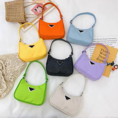 China 2022 New Fashion PU Mini Kid Purses and Cute Mini Handbags Nylon Crossbody Bag Kids Handbags Boys Girls Shoulder Bag Handbag for sale