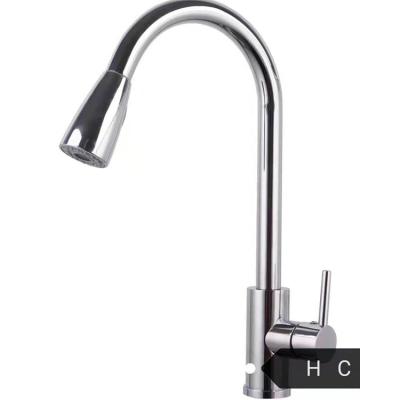 China Modern Stainless Steel Fashion Pull Out Sprayer Kitchen Faucets Pull Down Faucet Kitchen Faucet for sale