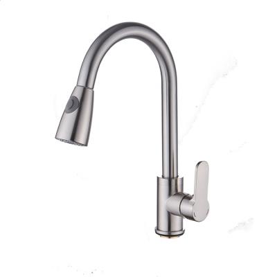 China Wholesale Lead Free CUPC Brushed Thermostatic Faucets Manufacturer SS304 Pull Out Kitchen Faucet for sale