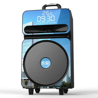 China Multifunctional AirPlay Hot Selling Sobast Q27 Outdoor Trolley Subwoofer Horn Shocking Wireless Outdoor Speaker For Party for sale