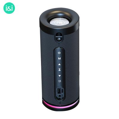 China Wireless Charger for Mobile Phone I&I E12 IPX7 Mini Size Waterproof Outdoor Subwoofer Speaker with Colorful Lightweight BT 5.0 Desktop Speakers for sale