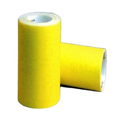 China Yellow Eco-friendly Silica Sand Sandpaper Roll Emery Paper Of 80 Grit Sandpaper For Automotive Industry for sale