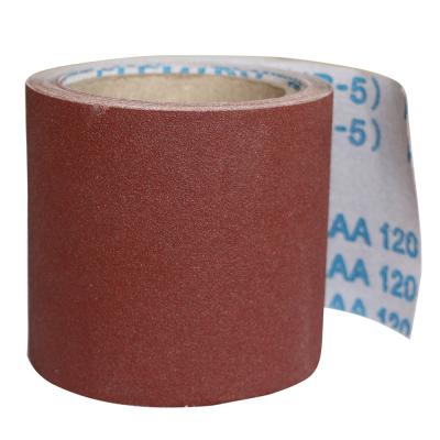 China Sharp JB-5 Abrasive Cloth Rolls 10cm*50m Red Sandpaper Sandpaper Roll For Wood Working for sale