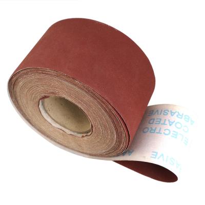 China Sharp JB-5 Customized Emery Paper Cloth Roll Basic Abrasive Emery Cloth Paper Rolls For Grinding Wood Furniture for sale