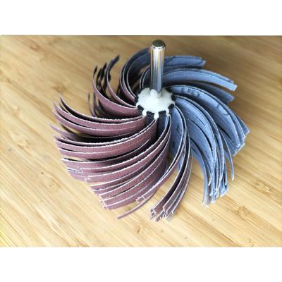 China High Quality Good Flexibility Sand Emery Cloth Polishing Abrasive Tool Fin Grinding Wheel for sale