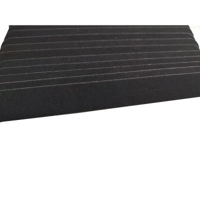 China 100/180 Flexibility Hot Selling Good Selling Disposable Nail File Black Sandpaper Emery Board Art Disposable Nail Files for sale