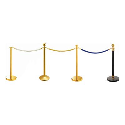 China Airport Hospital Bank Crowd Control Queue Control Post Guardrail Velvet Pile And Hemp Rope Belt Queue Holder for sale