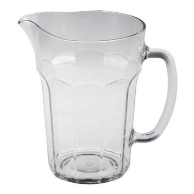 China Sustainable Quality 43OZ Clear PC Plastic Water Pitchers For Kitchen Use For Home Use for sale