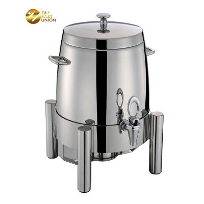 China Hotel Shake Equipment Export Quality Delux Stainless Steel Buffet Ware Coffee Milk Dispenser Tea Fresh Coffee Urn for sale