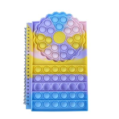 China limit notebook noise boost rA5Notebook decompression pressure reduction silicone deratting popit popperbubble notebook for sale