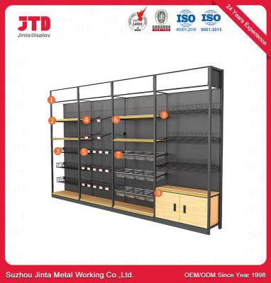 China Modern Large Supermarket Display Shelving With Durable And Sturdy Display Shelf for sale