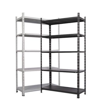 China 4-Shelf Warehouse Storage Shelving Metal Boltless Multi Purpose Rack Shelving for sale