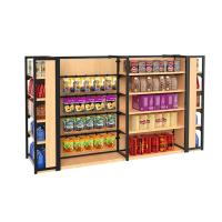 China Cold Rolled Steel Customized Supermarket Display Shelving Racks for sale