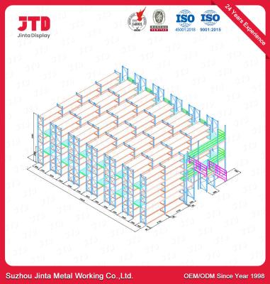 China 3 Tons Warehouse Mezzanine Floor With Stairs Powder Coated OEM for sale