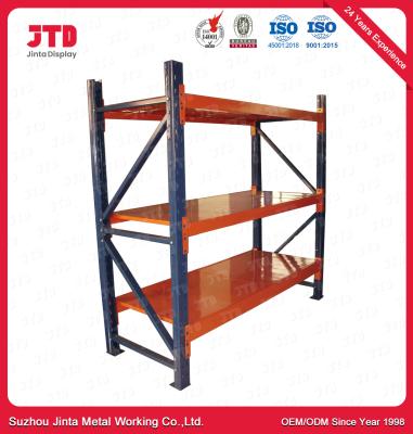 China OEM Metal Racks For Warehouse Storage 24in Three Tier Shelf for sale