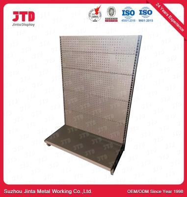 China 1800mm Metal Retail Display Racks OEM Single Sided Supermarket Shelf for sale