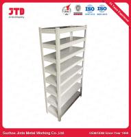 China 6FT Heavy Duty Boltless Rack ISO9001 180kg Per Layer White Color for sale