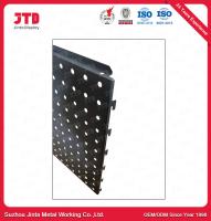 China Metal Supermarket Shelving Punched Back Panel 0.6mm Thickness for sale