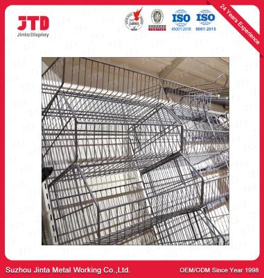 China Supermarkt-beiseite legender Draht Mesh Rack Powder Coated zu verkaufen