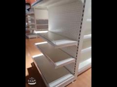 3 Side Pharmacy Display Racks Powder Coated 1800mm Shelf