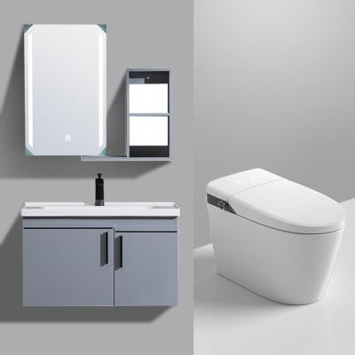 China Double-Flow Luxury Fashion Ware Sanitary Hung Bathroom Vanity Sinks Floor Wall Mounted Toilet Bathroom Smart Toilet Set for sale