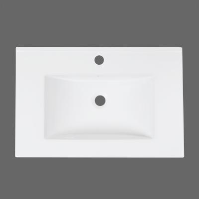 China Good Quality Modern Bathroom Ceramic Sanitary Ware Good Quality Undermount Ceramic Washbasin Rectangular Under Counter Bathroom Sinks for sale